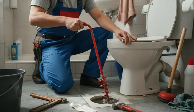 Expert Plumbing Pro - clogged-toilet-repair
